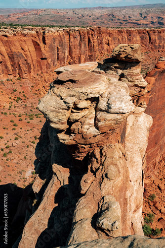 on top of the desert