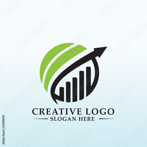 America entry to the financial mountain logo