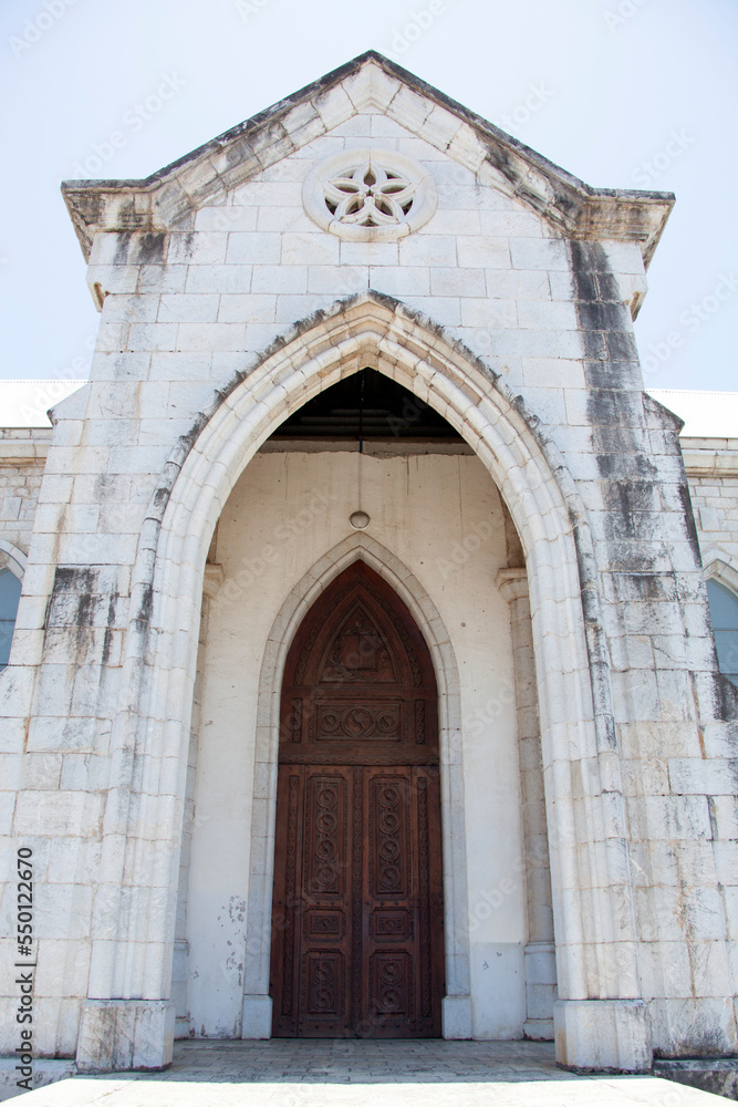 Noumea City St. Joseph Cathedral Side Entrance
