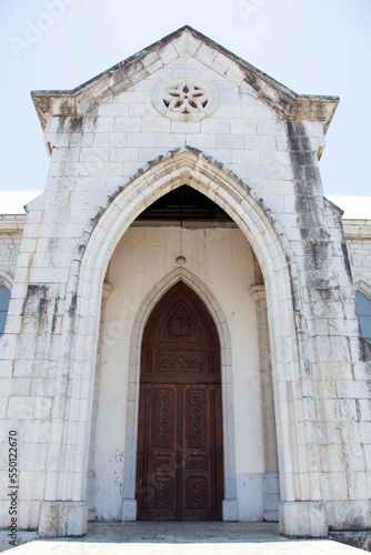 Noumea City St. Joseph Cathedral Side Entrance © Ramunas