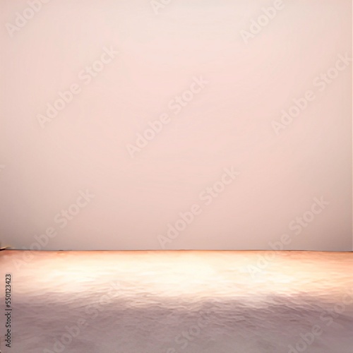empty room with wooden floor with spotlight 