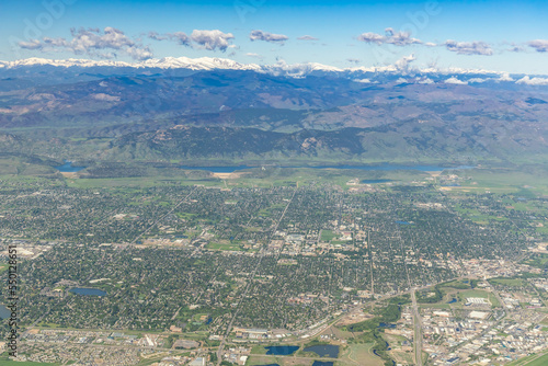 Obraz na plátne Aerial View of Ft