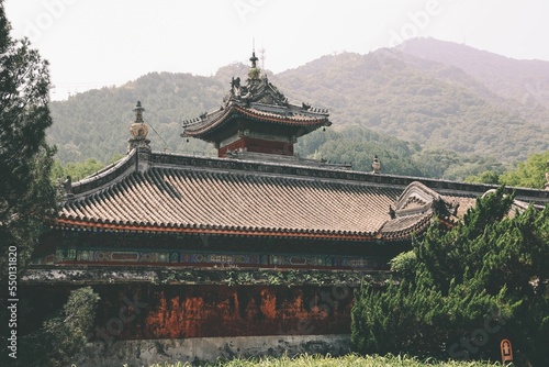 View of the Biyun Temple in Beijing,China photo