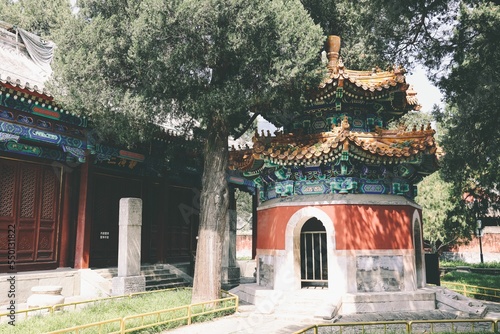 View of the Biyun Temple in Beijing,China photo