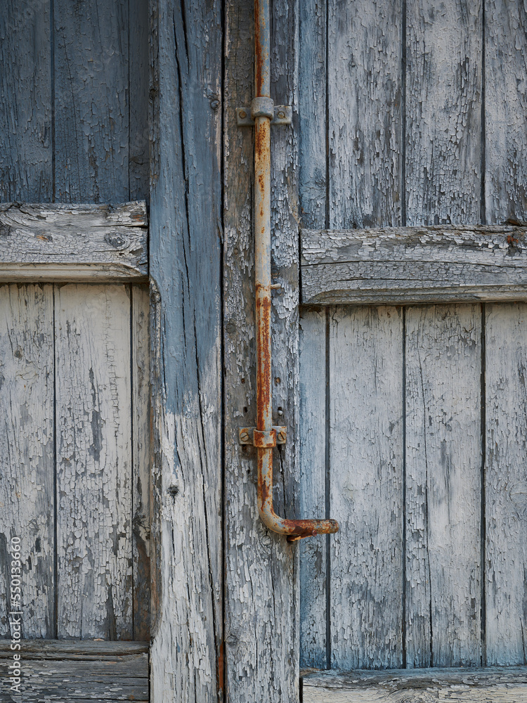 Old, picturesque main front door in mediterranean region house Old, picturesque main front door in mediterranean region house