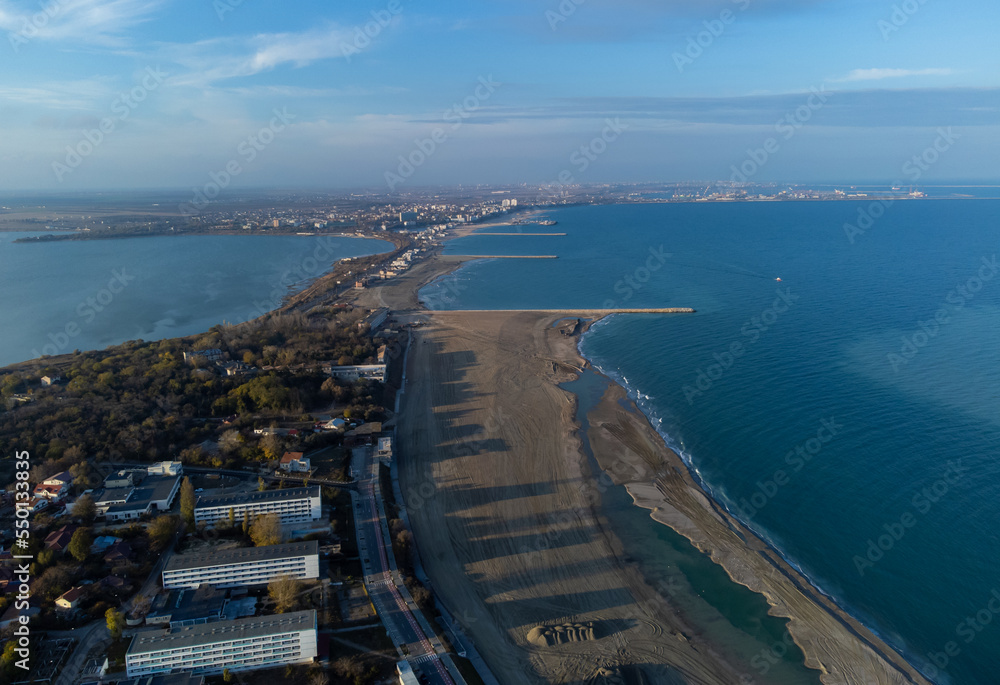 Aerial landscape of the Eforie Sud resort - Romania