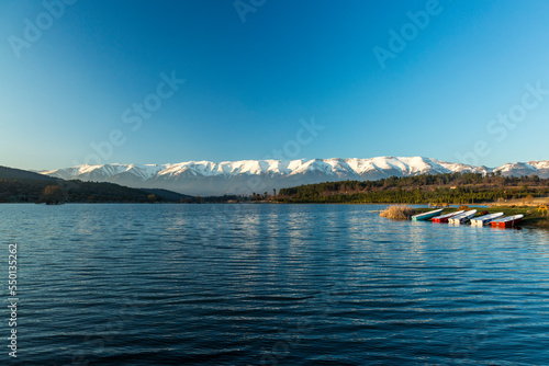 uludag mountain from gokoz lake. Bursa, Turkey photo