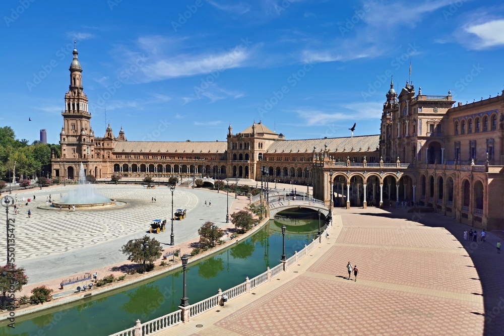 Obraz premium general view of Plaza de Espana