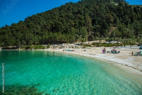 Fototapeta Naklejka Na Ścianę i Meble -  beach in the thassos island, greece