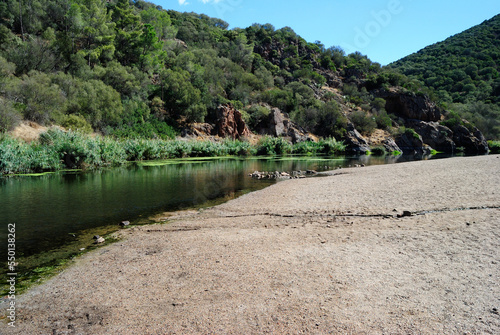 Il fiume Coghinas vicino alle Terme di Casteldoria photo