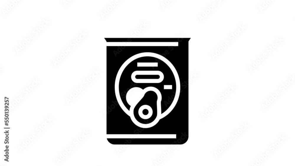 butter avocado glyph icon animation butter avocado glyph icon animation