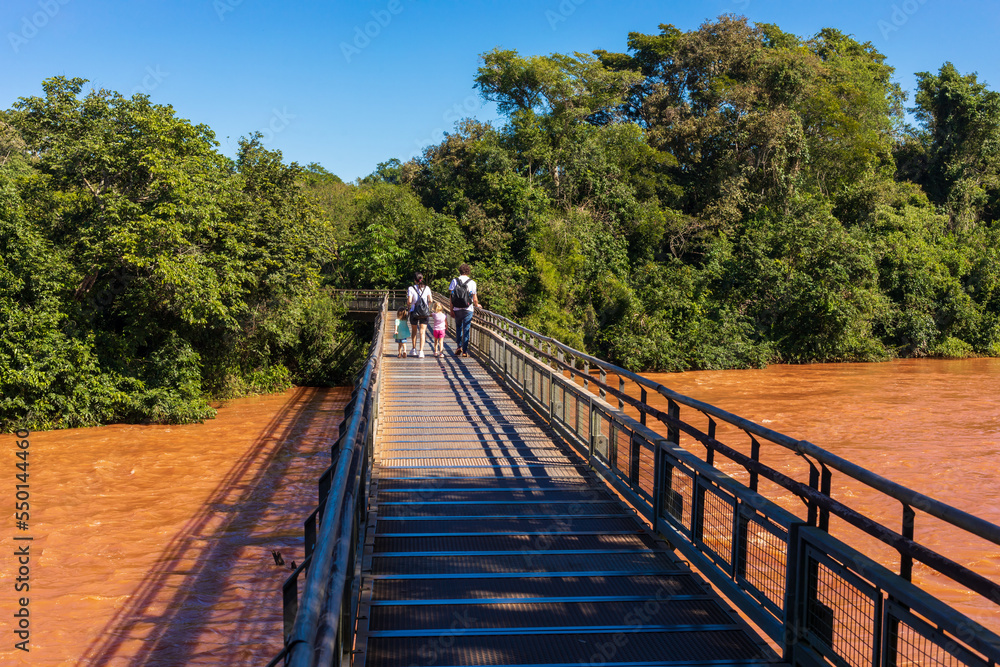 Walkways of the Upper Circuit of Iguazu Falls