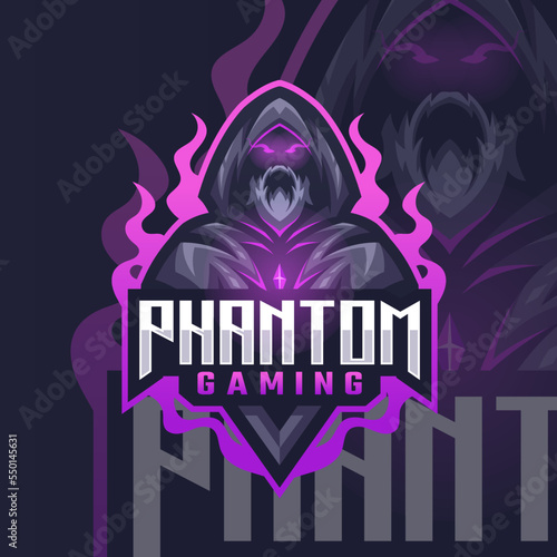 Esport logo phantom for your professional team