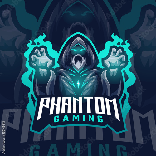 Esport logo phantom for your professional team