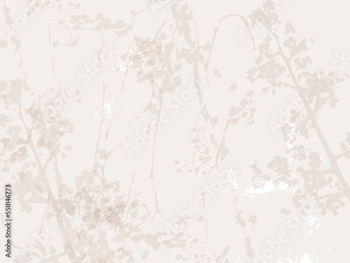 Delicate vector pattern with wild flowers, herbs botanicals. 
