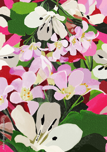 Floral 20221127 pink green