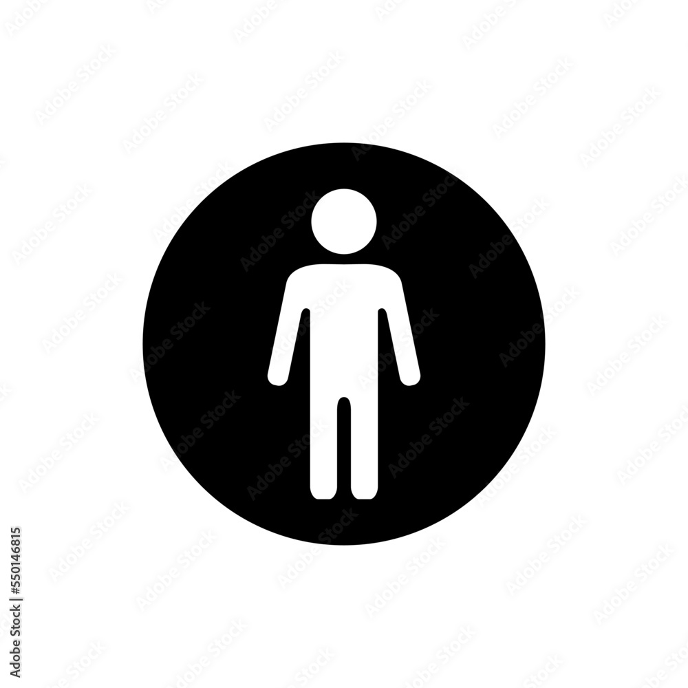 Man icon,people icon vector logo design template Man icon,people icon vector logo design template