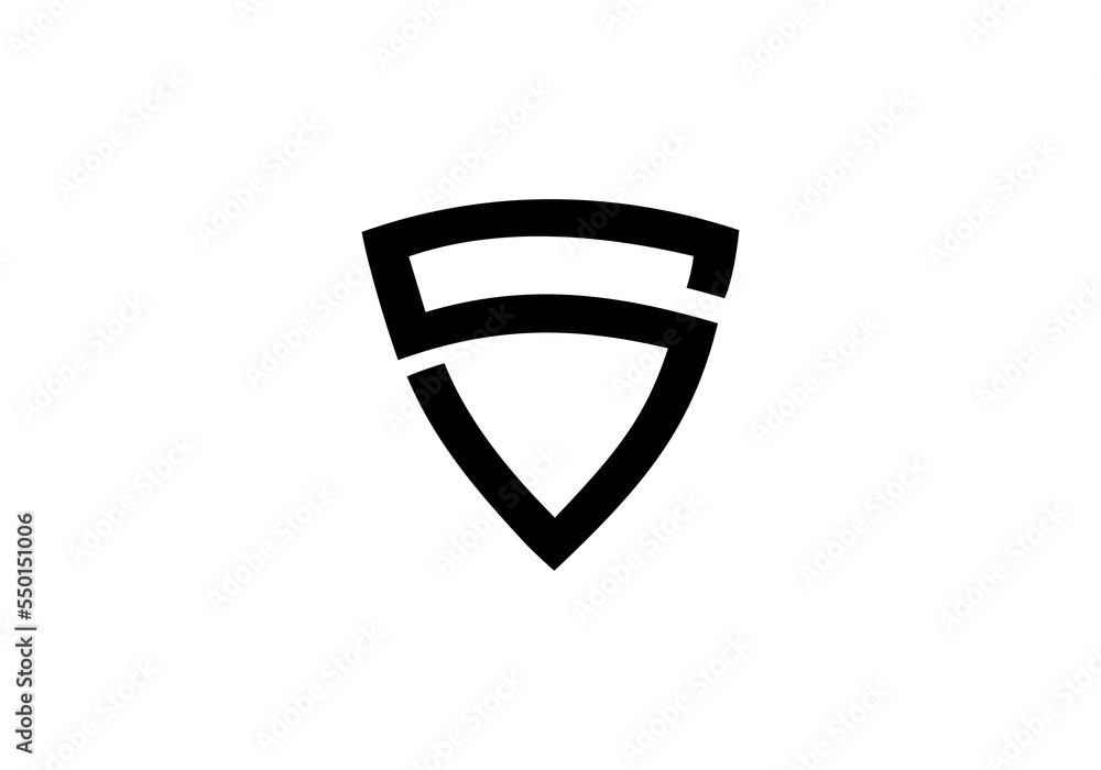 initial letter logo S initial company icon business logo background illustration initial letter logo S initial company icon business logo background illustration