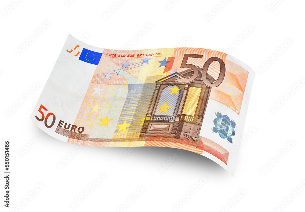 fifty euro banknote - obrazy, fototapety, plakaty 