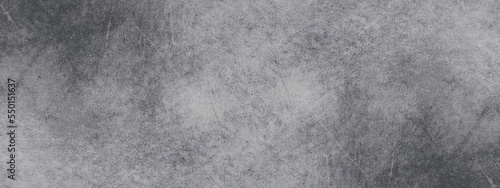 Panoramic shot of a gray dark wall textured background