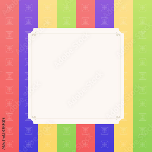 Vector illustration of Korean traditional pattern.