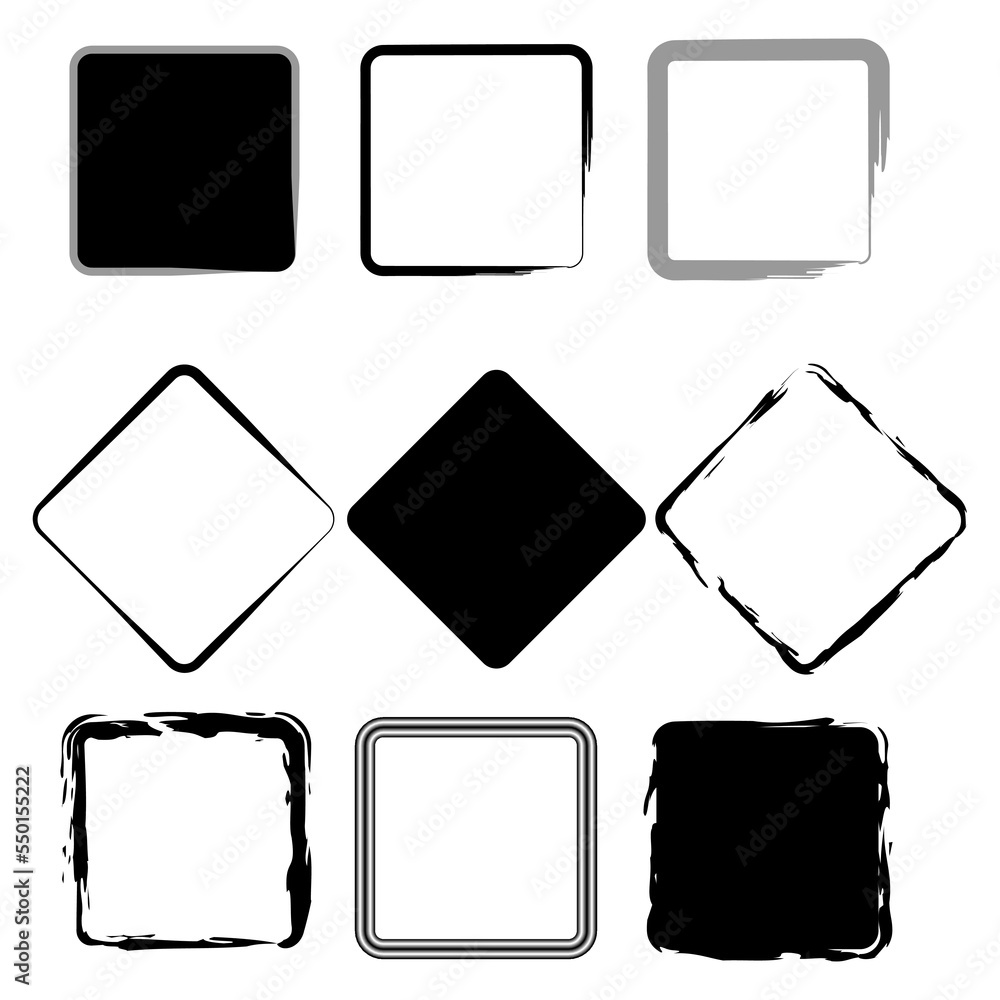 brush diamonds squares. Modern art graphic. Vector illustration. stock image. brush diamonds squares. Modern art graphic. Vector illustration. stock image.