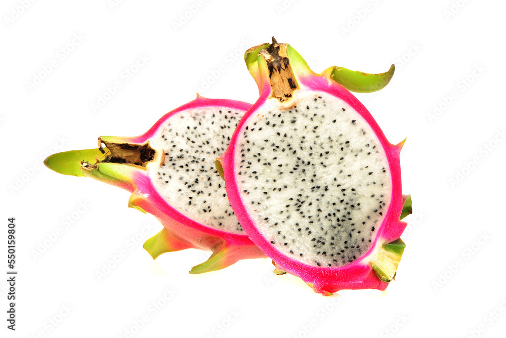 dragon fruit isolated on white background dragon fruit isolated on white background