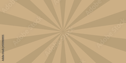 和風背景素材　渋めな金色の集中線　横長