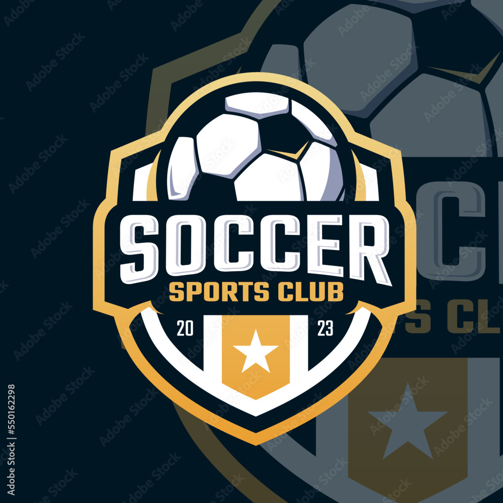 Soccer Logo, football logo sport for your professional team Soccer Logo, football logo sport for your professional team