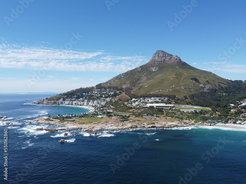 Camps Bay Lions Head Aerial View