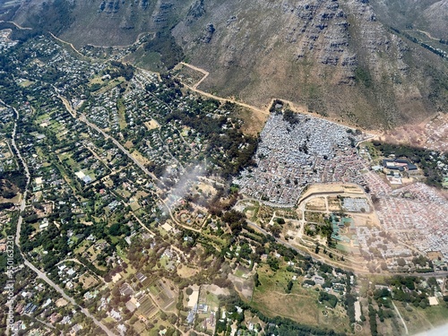 Cape Town Aerial View Township Inequality photo