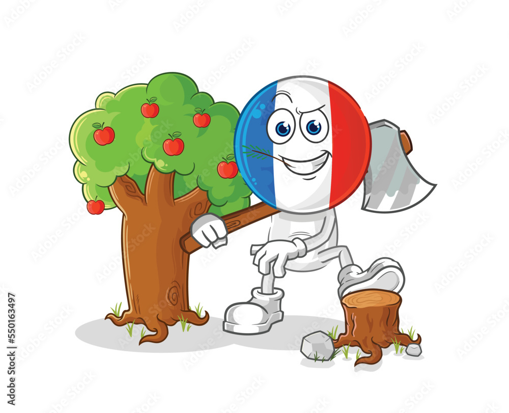 france Carpenter illustration. character vector france Carpenter illustration. character vector