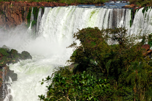 Panoramic of the Iguaz   Falls