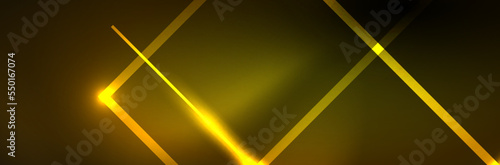 Neon glowing fluid wave lines, magic energy space light concept. Vector illustration for wallpaper, banner, background, leaflet, catalog, cover, flyer