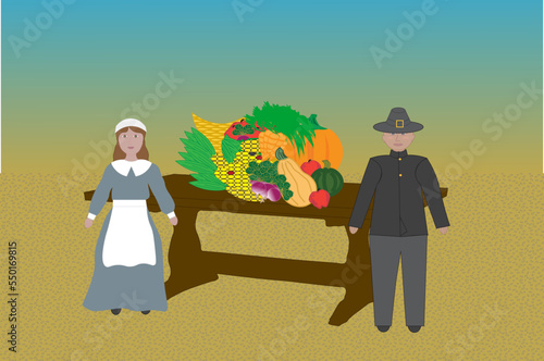 Thanksgiving with Pilgrim Children