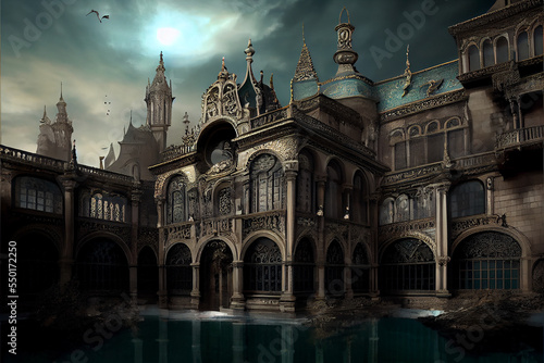Fantasy castle palace in a faraway kingdom © Elka