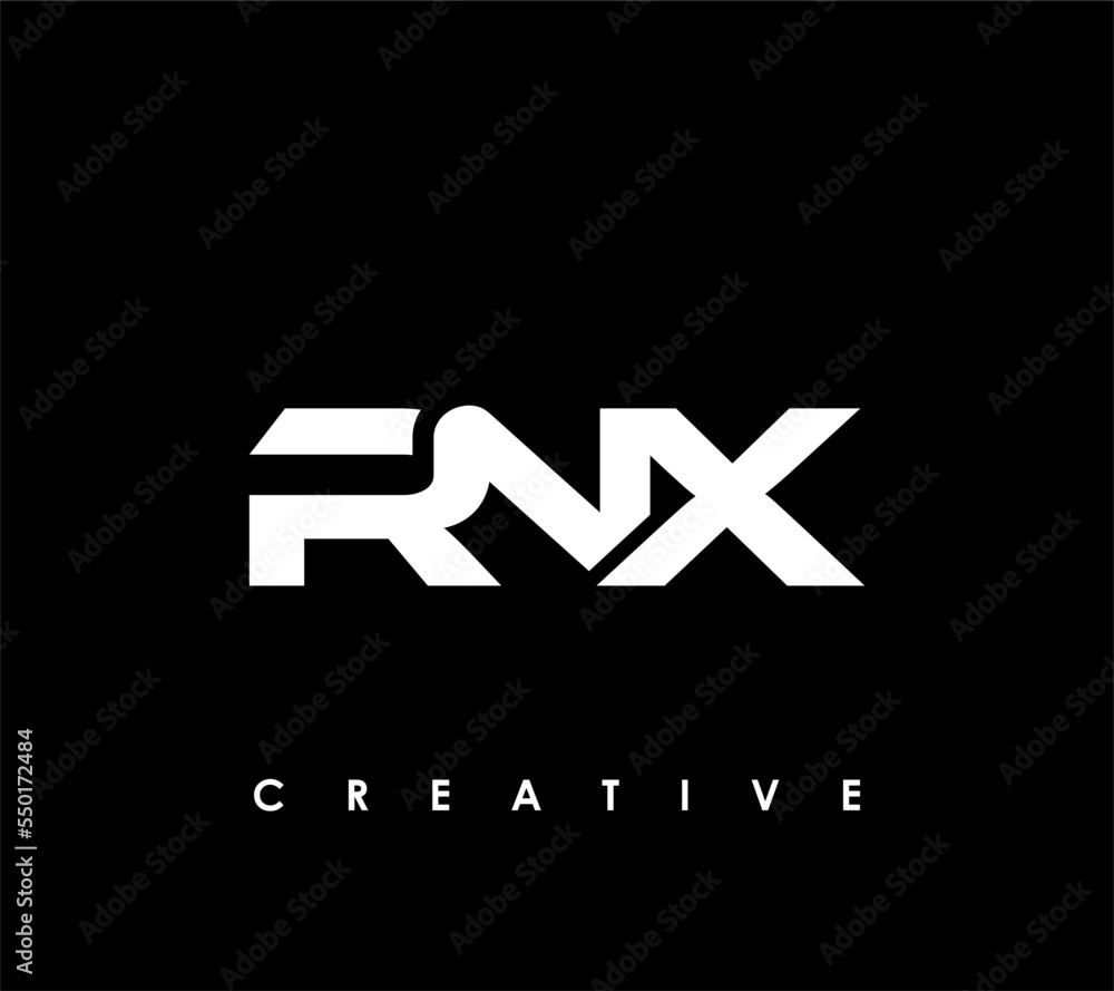 RNX Letter Initial Logo Design Template Vector Illustration RNX Letter Initial Logo Design Template Vector Illustration