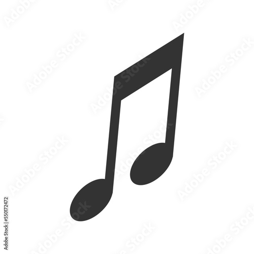 Music note icon design template vector isolated illustration