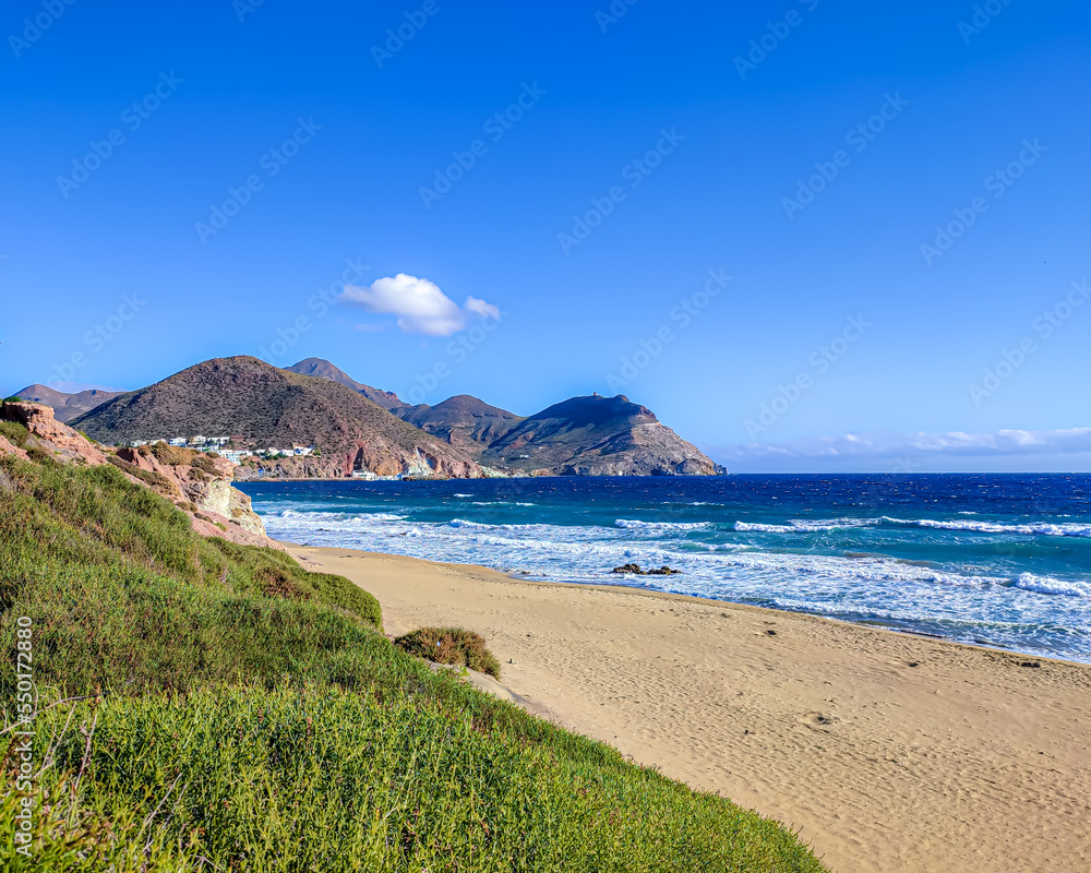 Fototapeta premium Coastline of Cabo de Gata Almeria Spain.