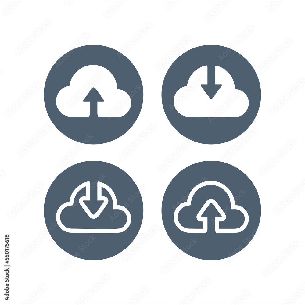 cloud logo template vector symbol cloud logo template vector symbol