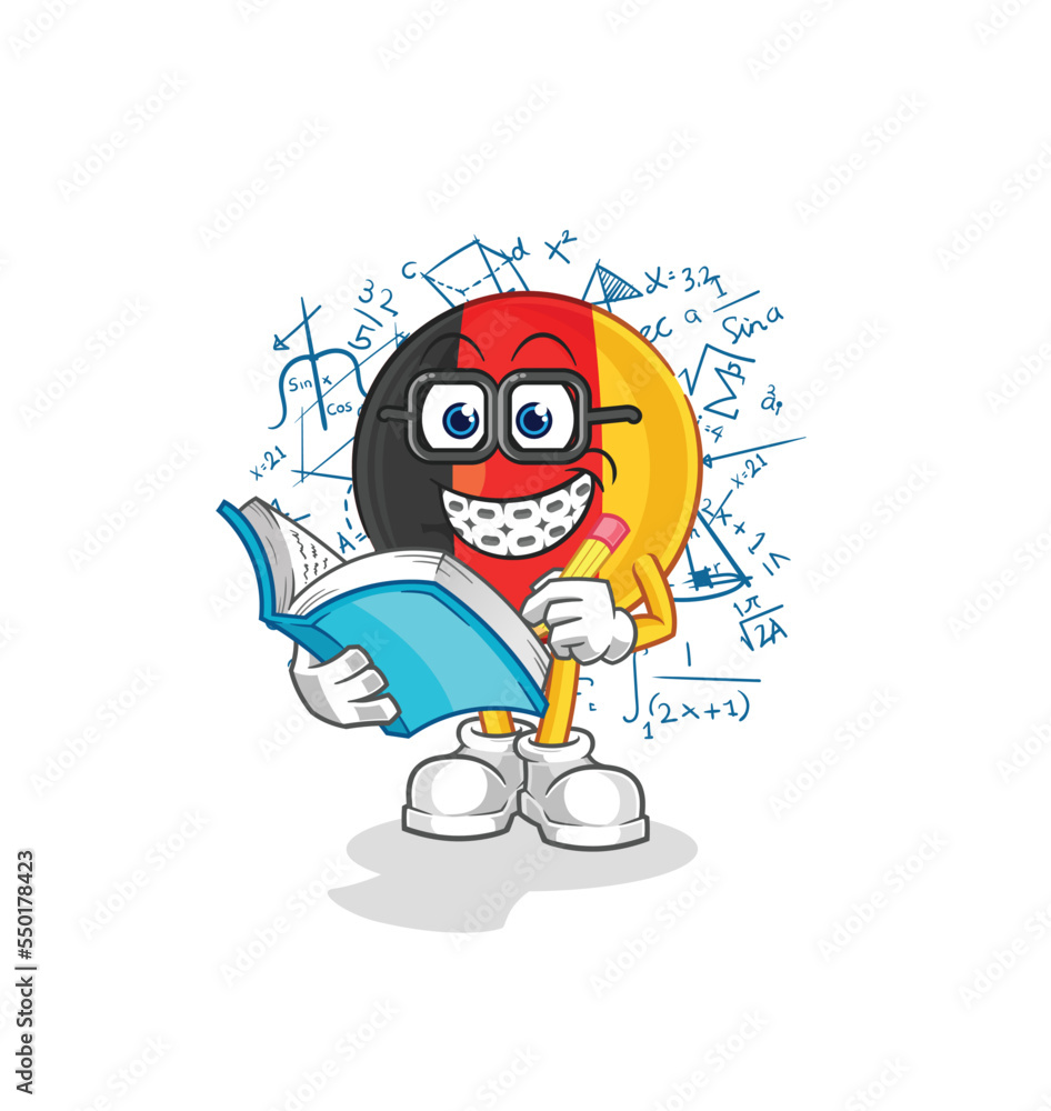 belgium geek cartoon. cartoon mascot vector belgium geek cartoon. cartoon mascot vector