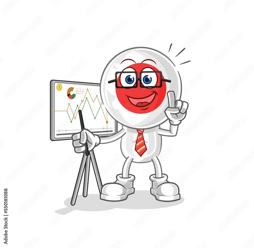 japan marketing character. cartoon mascot vector japan marketing character. cartoon mascot vector