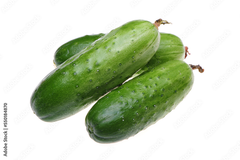cucumber isolated on white background