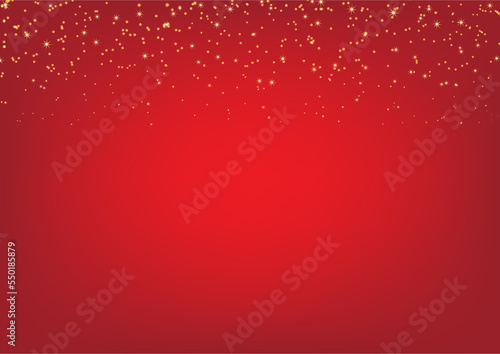 red christmas background with snowflakes