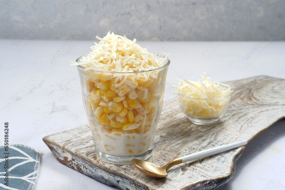 Jasuke or Jagung Susu Keju is A popular sweet and creamy snacks from ...