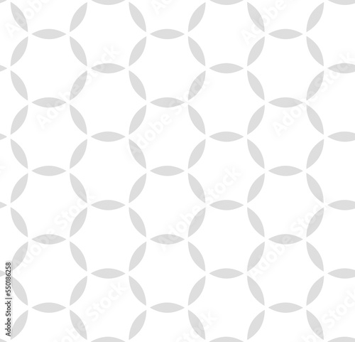 Seamless vector gray ornament. Modern wavy background. Geometric modern pattern