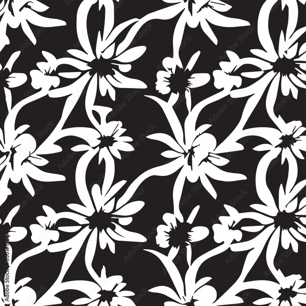 flower pattern background with black and white tone color flower pattern background with black and white tone color