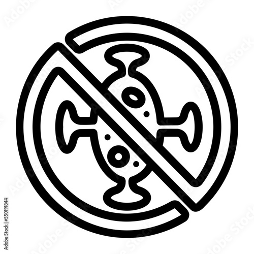 Fotografia anti virus icon