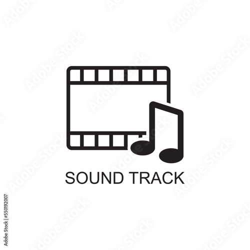 sound track icon , audio icon