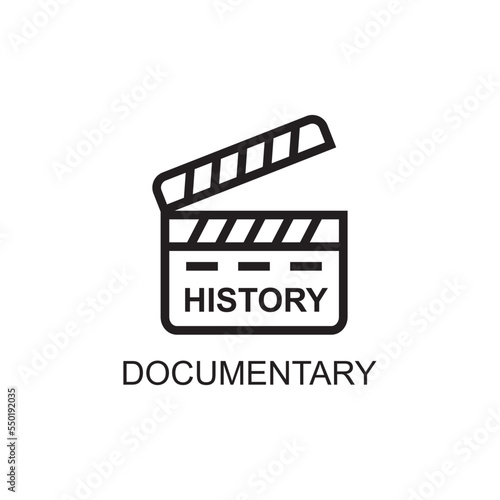 documentary icon , video icon vector